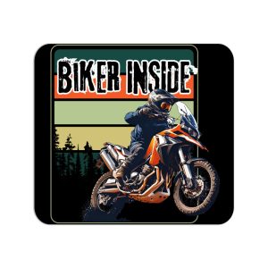 Biker Inside Mouse Pad